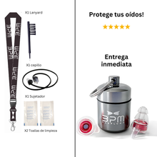 Cargar imagen en el visor de la galería, BPM Pro Edition - Protectores de oído para músicos, pilotos y entornos muy ruidosos 27dB SNR
